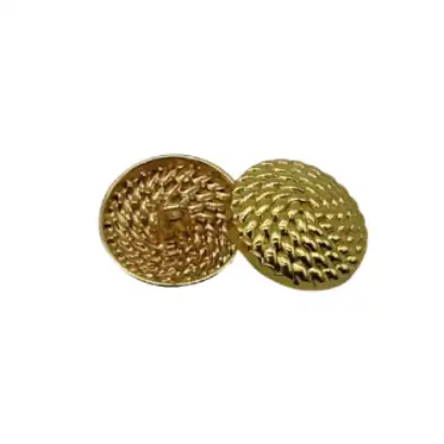 Gold 1 holes Metal Button for Jackets buy garments accessories in bulk from China wholesaler at wholesale price free worldwide shipping Alibaba
