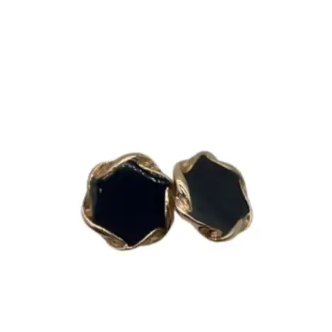 Gold 1 holes Metal Button for Jackets buy garments accessories in bulk from China wholesaler at wholesale price free worldwide shipping Alibaba