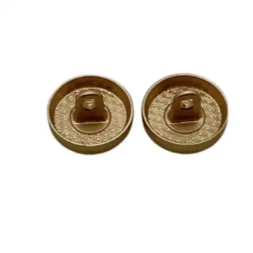 Gold 1 holes Metal Button for Jackets buy garments accessories in bulk from China wholesaler at wholesale price free worldwide shipping Alibaba