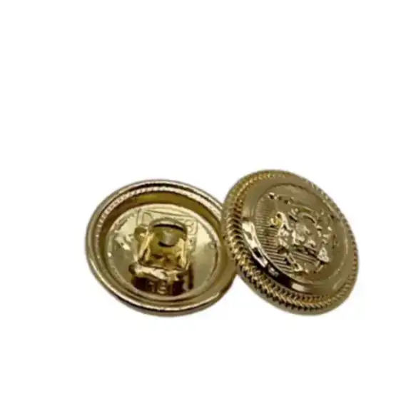 Gold 1 holes Metal Button for Jackets buy garments accessories in bulk from China wholesaler at wholesale price free worldwide shipping Alibaba
