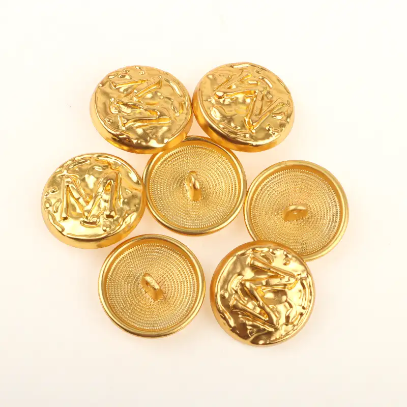 Gold 1 holes Metal Button for Shirt,Overcoat,Suit buy garments accessories in bulk from China wholesaler at wholesale price free worldwide shipping Alibaba
