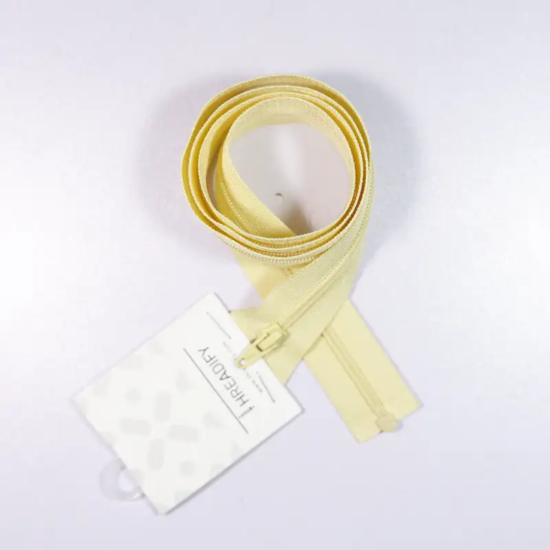 yellow Open Plastic Zipper for Interlining buy garments accessories in bulk from China wholesaler at wholesale price free worldwide shipping Alibaba