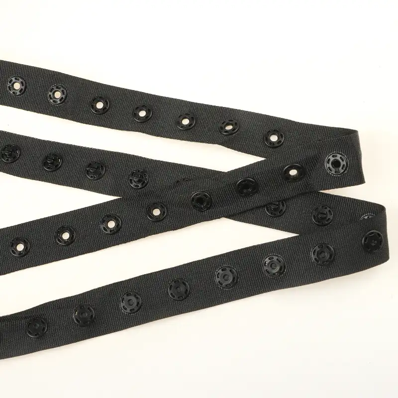 Black  Polyester Elastic / Tape for Jump suit buy garments accessories in bulk from China wholesaler at wholesale price free worldwide shipping Alibaba