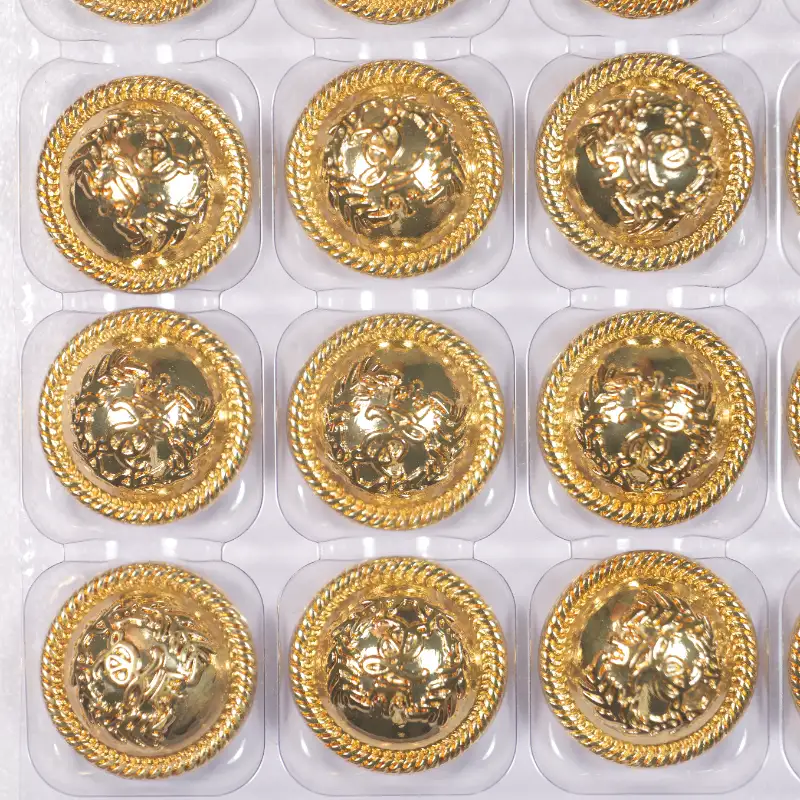 golden 1 holes Metal Button for Blouse buy garments accessories in bulk from China wholesaler at wholesale price free worldwide shipping Alibaba