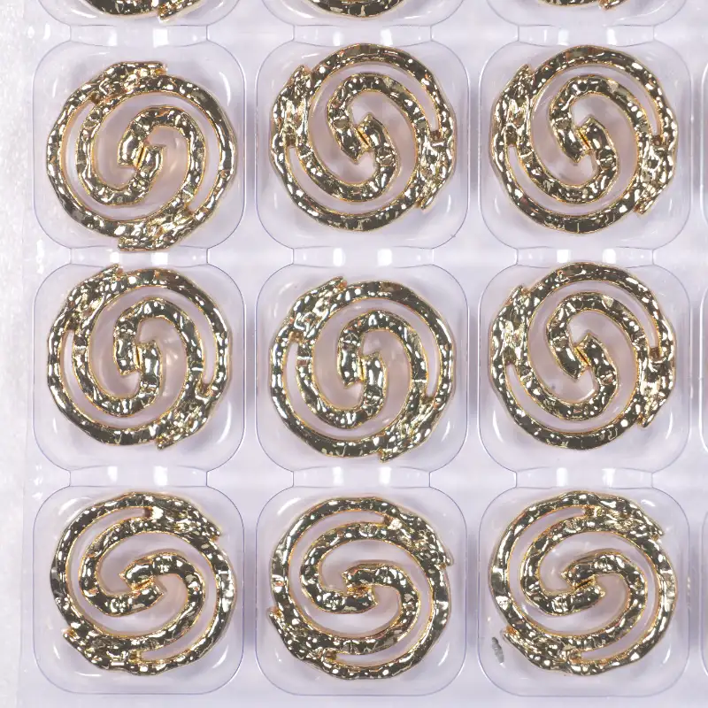 golden 1 holes Metal Button for Blouse buy garments accessories in bulk from China wholesaler at wholesale price free worldwide shipping Alibaba