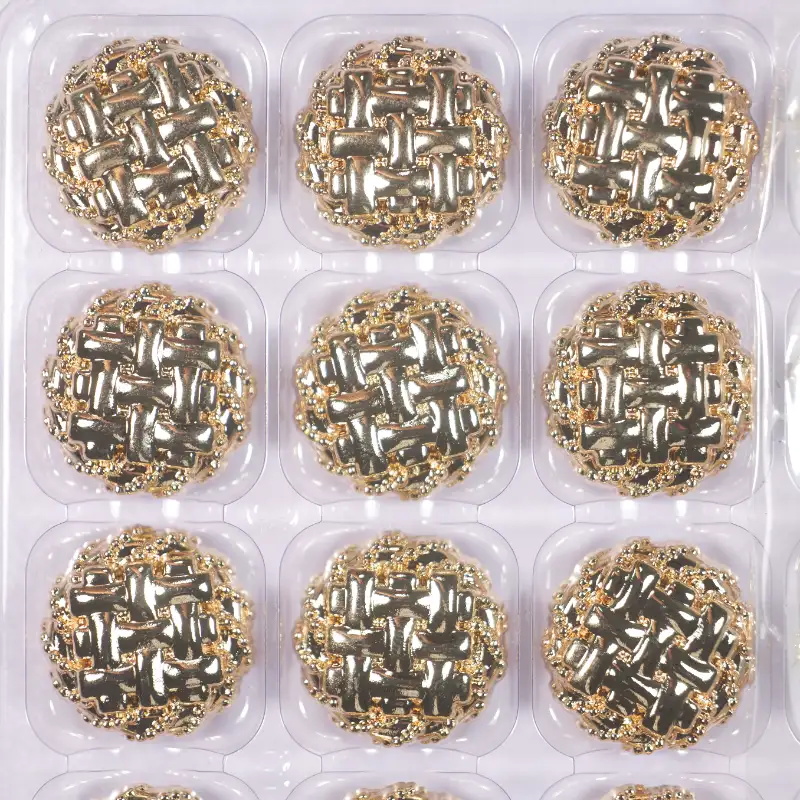 golden 1 holes Metal Button for Blouse buy garments accessories in bulk from China wholesaler at wholesale price free worldwide shipping Alibaba