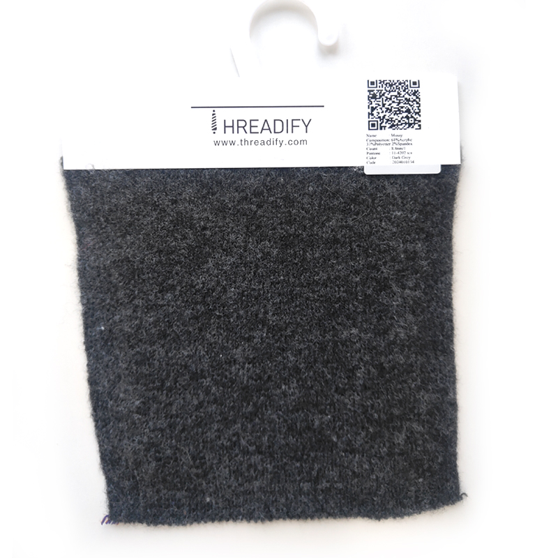 China Yarn for Polo T-shirt (Sweater),Crew Neck Pullover (Sweater),Half-Zipper Cardigan (Sweater) Mossy Yarn Fancy Yarn Acrylic Polyester Spandex Dark Grey color buy from China wholesaler bulk order at wholesale price free worldwide shipping Alibaba