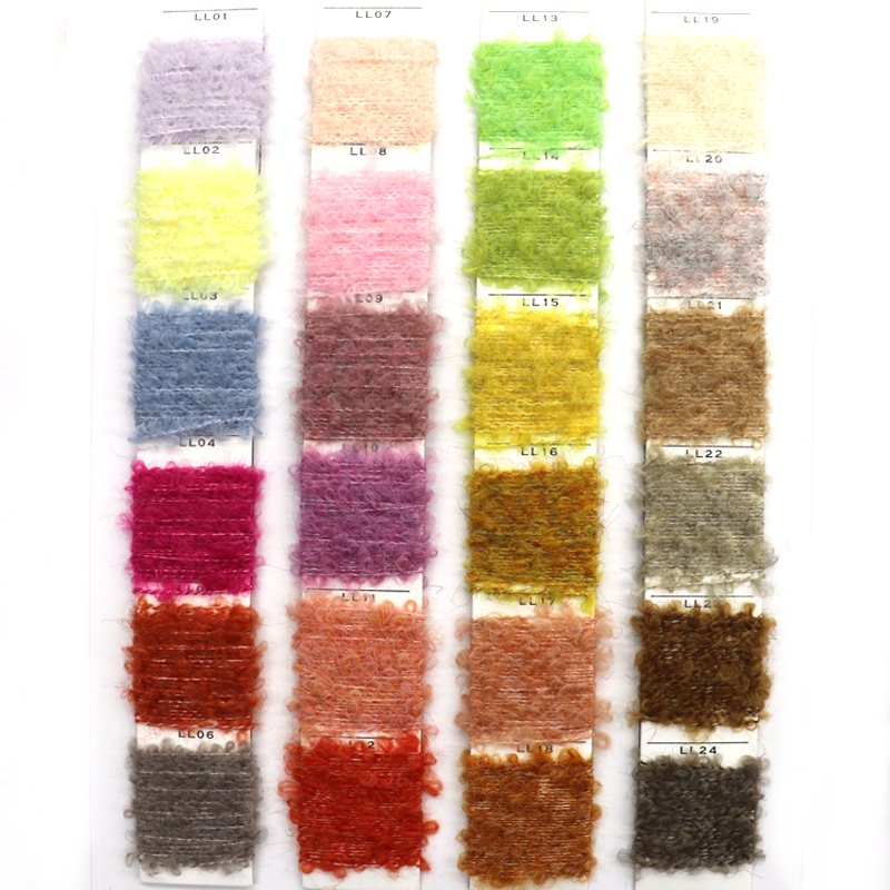 China Yarn for Dresses (Cardigan Open) (Sweater),Crop Top Pullover (Sweater) Boucle Yarn Fancy Yarn Recycled Polyester Polyester Acrylic Wool Spandex Yellow color buy from China wholesaler bulk order at wholesale price free worldwide shipping Alibaba