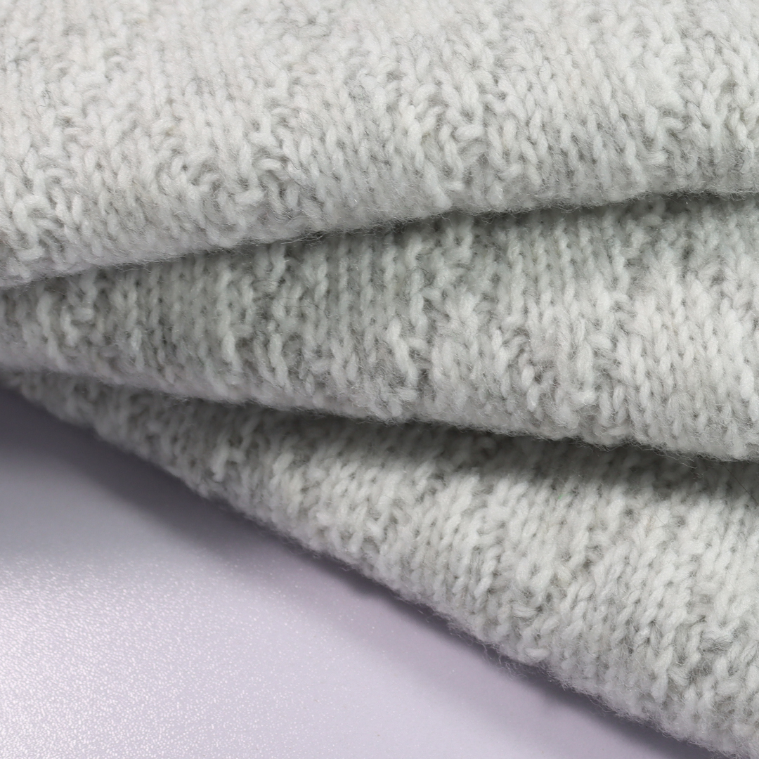 China Yarn for Dresses (Cardigan Open) (Sweater),Crop Top Pullover (Sweater) Air Spun Yarn Fancy Yarn Recycled Polyester Polyester Grey Melange color buy from China wholesaler bulk order at wholesale price free worldwide shipping Alibaba