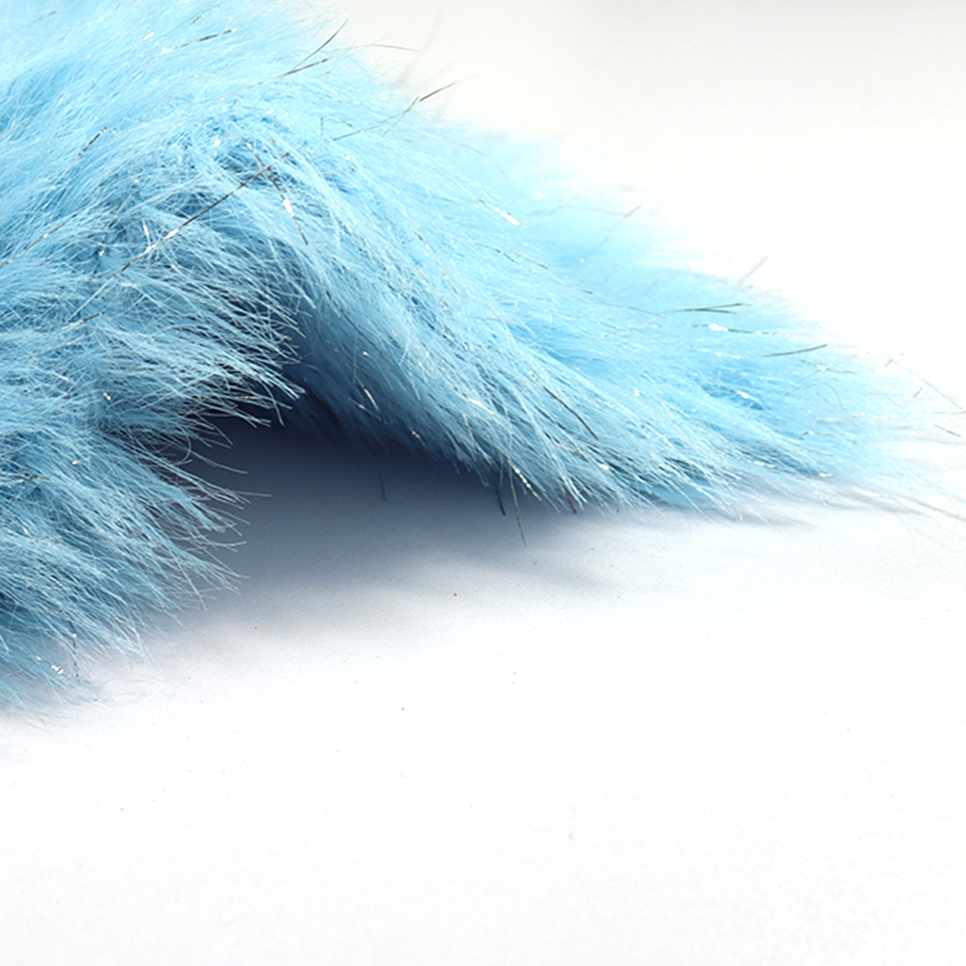 China Yarn for Dresses (Cardigan Button) (Sweater),Ladies Vest (Sweater)  Cat Feather Yarn Fancy Yarn Nylon Lurex Blue color buy from China wholesaler bulk order at wholesale price free worldwide shipping Alibaba
