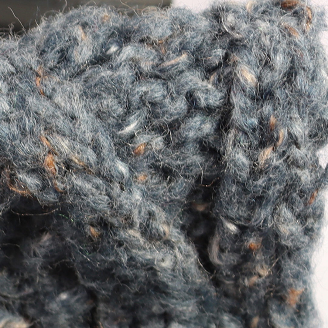 China Yarn for Polo T-shirt (Sweater),Crew Neck Pullover (Sweater),Half-Zipper Cardigan (Sweater) Mossy Yarn Fancy Yarn Cotton Acrylic Polyester Blue Melange color buy from China wholesaler bulk order at wholesale price free worldwide shipping Alibaba