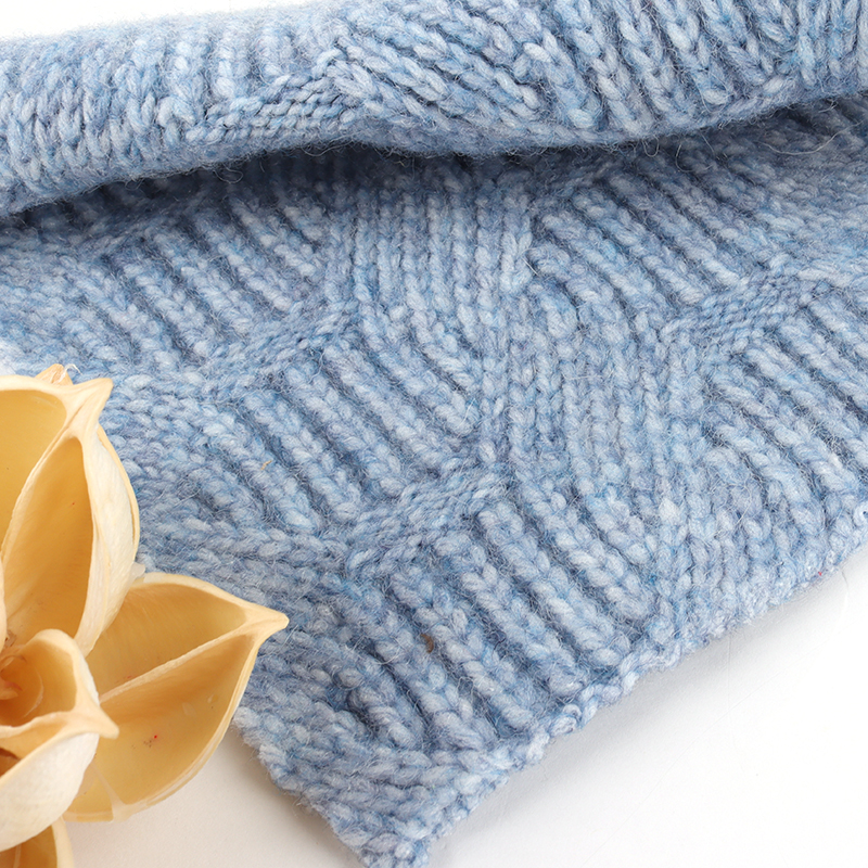 China Yarn for Knitted Jacket (Sweater),Hoodie  (Sweater),Half-Zipper Cardigan (Sweater) Air Spun Yarn Fancy Yarn Recycled Polyester Polyester Wool Blue color buy from China wholesaler bulk order at wholesale price free worldwide shipping Alibaba