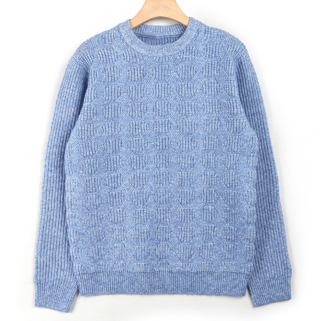 China Yarn for Knitted Jacket (Sweater),Hoodie  (Sweater),Half-Zipper Cardigan (Sweater) Air Spun Yarn Fancy Yarn Recycled Polyester Polyester Wool Blue color buy from China wholesaler bulk order at wholesale price free worldwide shipping Alibaba