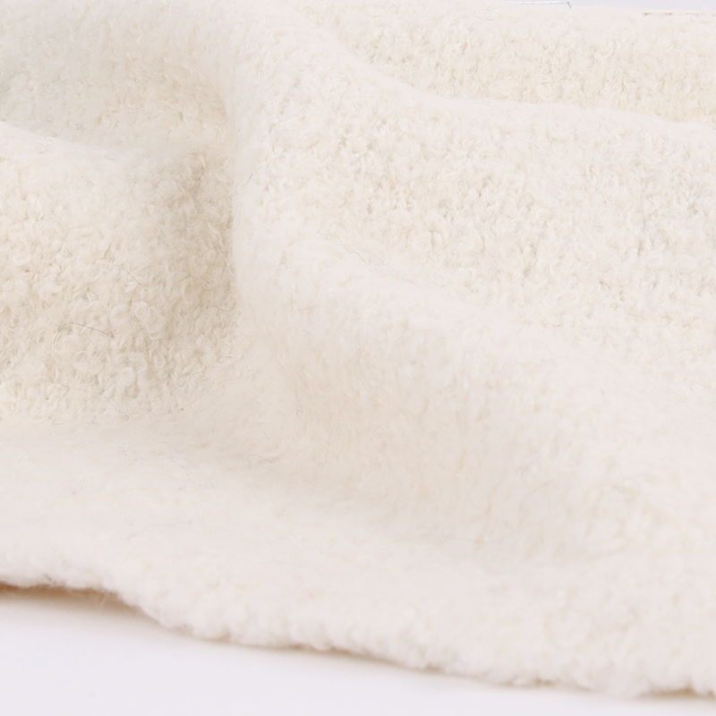 China Yarn for Half-Zipper Cardigan (Sweater),Knitted Trousers (Sweater),Knitted Jacket (Sweater) Boucle Yarn Fancy Yarn Polyester Recycled Polyester Spandex Off White color buy from China wholesaler bulk order at wholesale price free worldwide shipping Alibaba