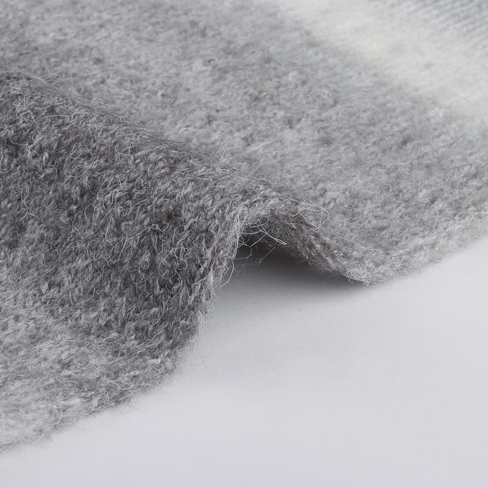 China Yarn for Open Cardigan (Sweater),Hoodie  (Sweater),Round Neck Pullover (Sweater) Mossy Yarn Fancy Yarn Polyester Acrylic Wool Spandex Grey Space Dyed color buy from China wholesaler bulk order at wholesale price free worldwide shipping Alibaba
