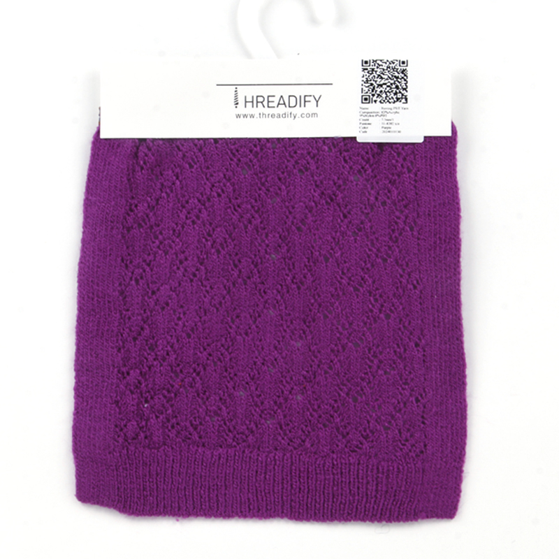 China Yarn for Ladies Vest (Sweater),Crop Top Pullover (Sweater),Dresses (Cardigan Button) (Sweater) Core Spun Yarn Regular Yarn Acrylic Nylon PBT Purple color buy from China wholesaler bulk order at wholesale price free worldwide shipping Alibaba