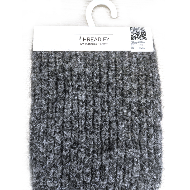 China Yarn for Half-Zipper Cardigan (Sweater),Knitted Trousers (Sweater),Knitted Jacket (Sweater) Air Spun Yarn Fancy Yarn Polyester Acrylic Dark Grey color buy from China wholesaler bulk order at wholesale price free worldwide shipping Alibaba