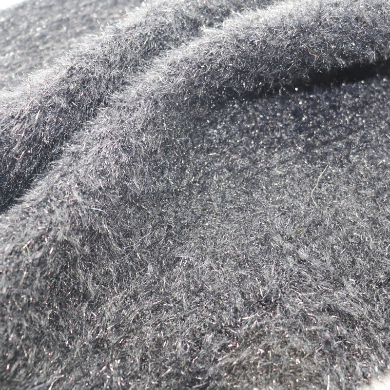 China Yarn for Dresses (Cardigan Open) (Sweater),Crop Top Pullover (Sweater) Cat Feather Yarn Fancy Yarn Nylon Lurex Black color buy from China wholesaler bulk order at wholesale price free worldwide shipping Alibaba