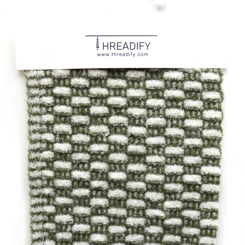 China Yarn for Ladies Vest (Sweater),Crop Top Pullover (Sweater),Dresses (Cardigan Button) (Sweater) Boucle Yarn Fancy Yarn Wool Acrylic Nylon Spandex White With Green color buy from China wholesaler bulk order at wholesale price free worldwide shipping Alibaba