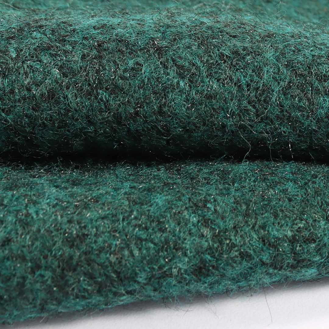 China Yarn for Polo T-shirt (Sweater),Crew Neck Pullover (Sweater),Half-Zipper Cardigan (Sweater) Mossy Yarn Fancy Yarn Recycled Polyester Wool Spandex Green color buy from China wholesaler bulk order at wholesale price free worldwide shipping Alibaba