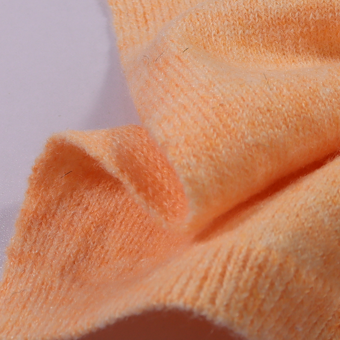 China Yarn for Dresses (Cardigan Button) (Sweater),Ladies Vest (Sweater)  Mossy Yarn Fancy Yarn Viscose Polyamide Recycled Polyester Cashmere Orange color buy from China wholesaler bulk order at wholesale price free worldwide shipping Alibaba