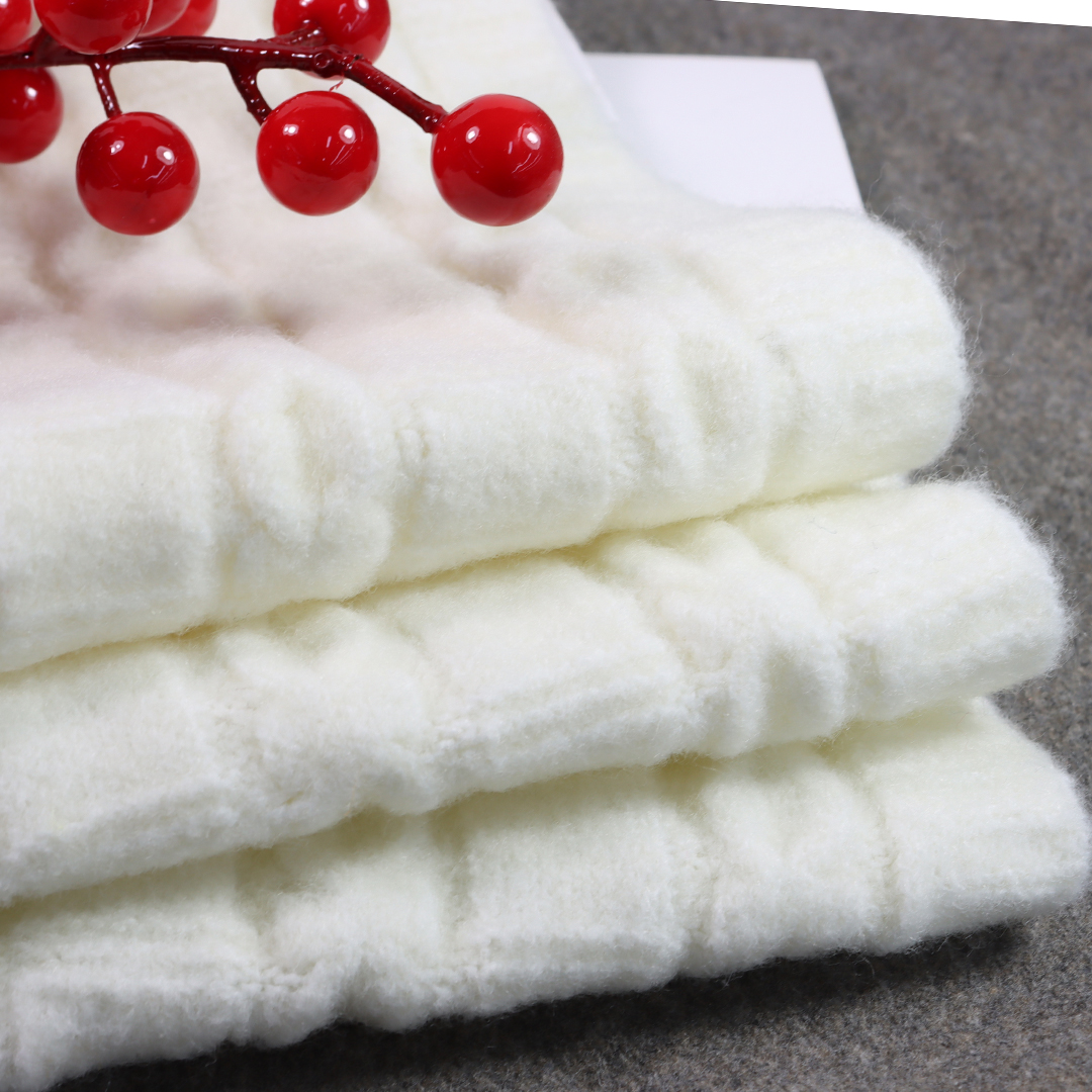 China Yarn for Crop Top Pullover (Sweater),Dresses (Cardigan Open) (Sweater) Mossy Yarn Fancy Yarn Recycled Polyester Acrylic Wool Spandex White color buy from China wholesaler bulk order at wholesale price free worldwide shipping Alibaba