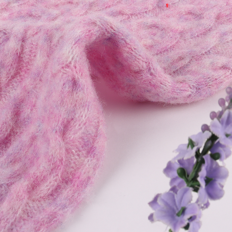 China Yarn for Dresses (Cardigan Button) (Sweater),Ladies Vest (Sweater)  Mossy Yarn Fancy Yarn Nylon Wool Alpaca Spandex Floral Purple color buy from China wholesaler bulk order at wholesale price free worldwide shipping Alibaba