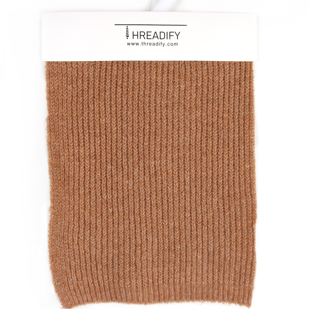 China Yarn for Dresses (Cardigan Button) (Sweater),Ladies Vest (Sweater)  Mossy Yarn Fancy Yarn Polyester Recycled Polyester Nylon Spandex Light Tan color buy from China wholesaler bulk order at wholesale price free worldwide shipping Alibaba