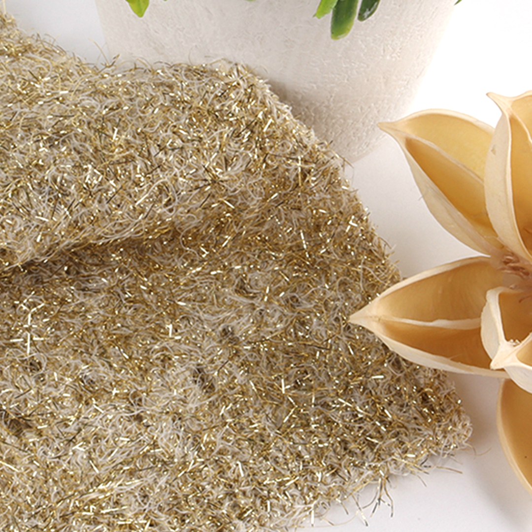 China Yarn for Ladies Vest (Sweater),Crop Top Pullover (Sweater),Dresses (Cardigan Button) (Sweater) Feather Yarn Fancy Yarn Polyester Recycled Polyester Golden Color color buy from China wholesaler bulk order at wholesale price free worldwide shipping Alibaba