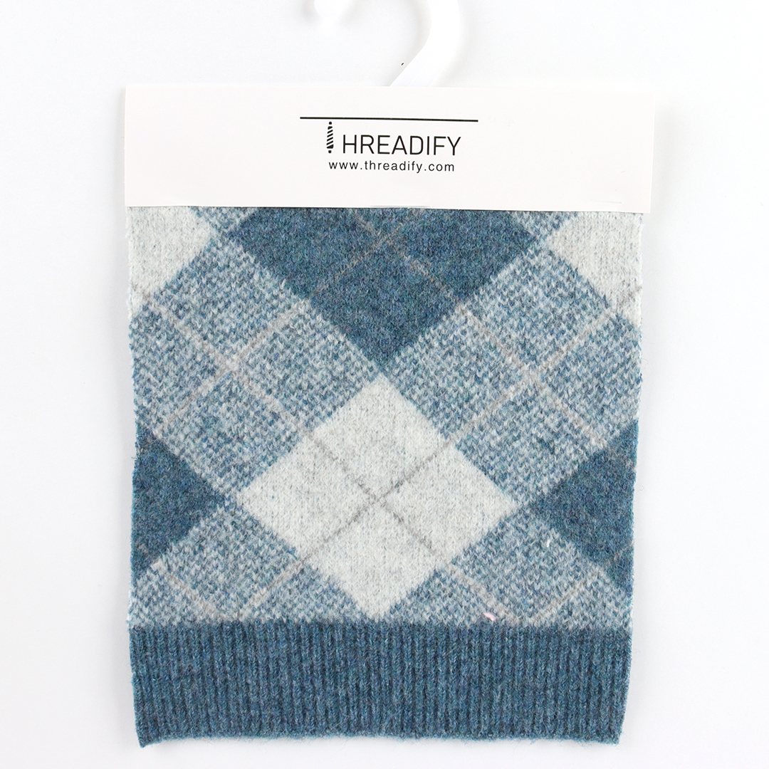 China Yarn for Polo T-shirt (Sweater),Crew Neck Pullover (Sweater),Half-Zipper Cardigan (Sweater) Mossy Yarn Fancy Yarn Recycled Polyester Acrylic Wool Nylon Spandex Blue color buy from China wholesaler bulk order at wholesale price free worldwide shipping Alibaba