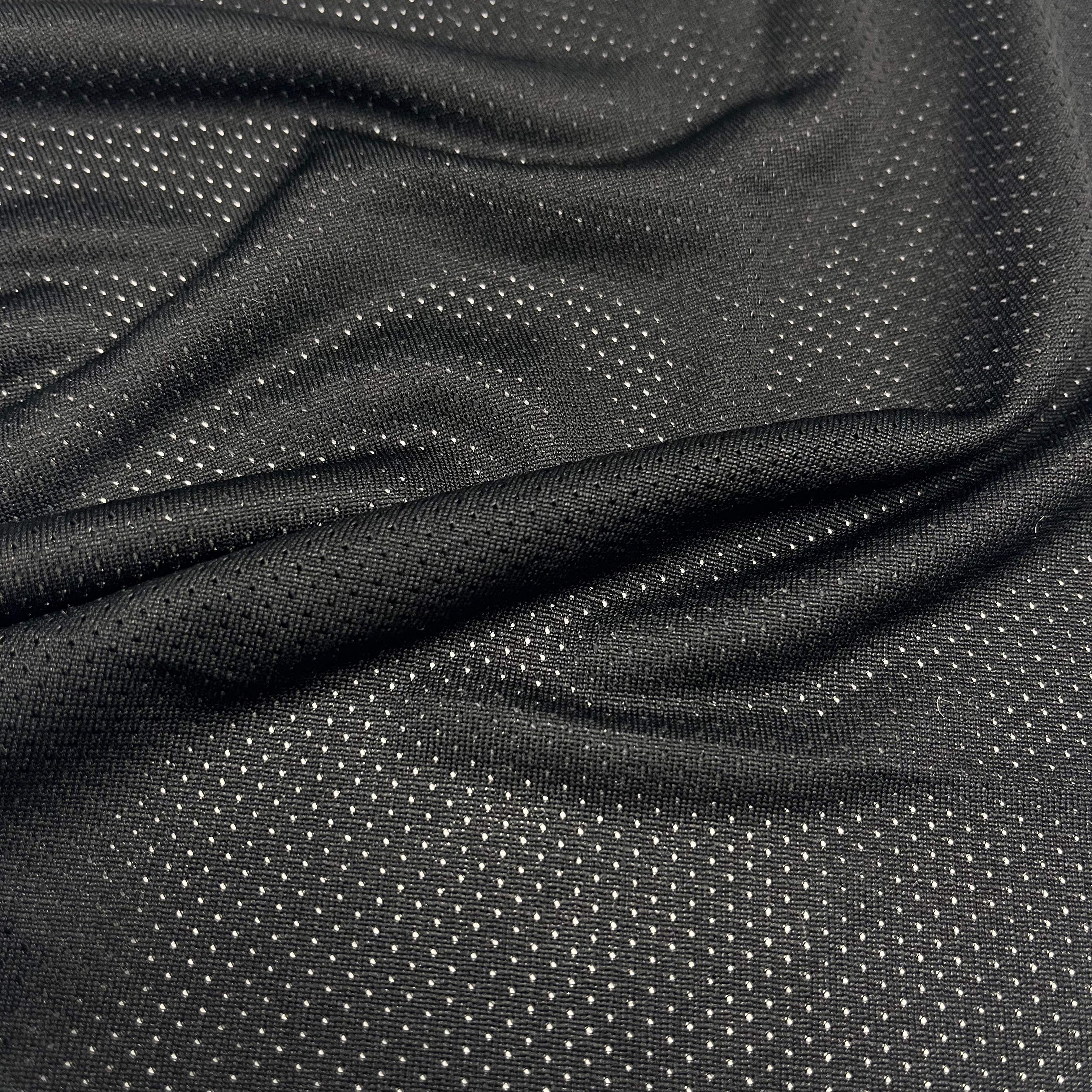China Fabric for Sports Bras,Yoga Clothes,Tank Top Birdeye Mesh Knit Fabric Polyester Black color buy from China wholesaler bulk order at wholesale price free worldwide shipping Alibaba