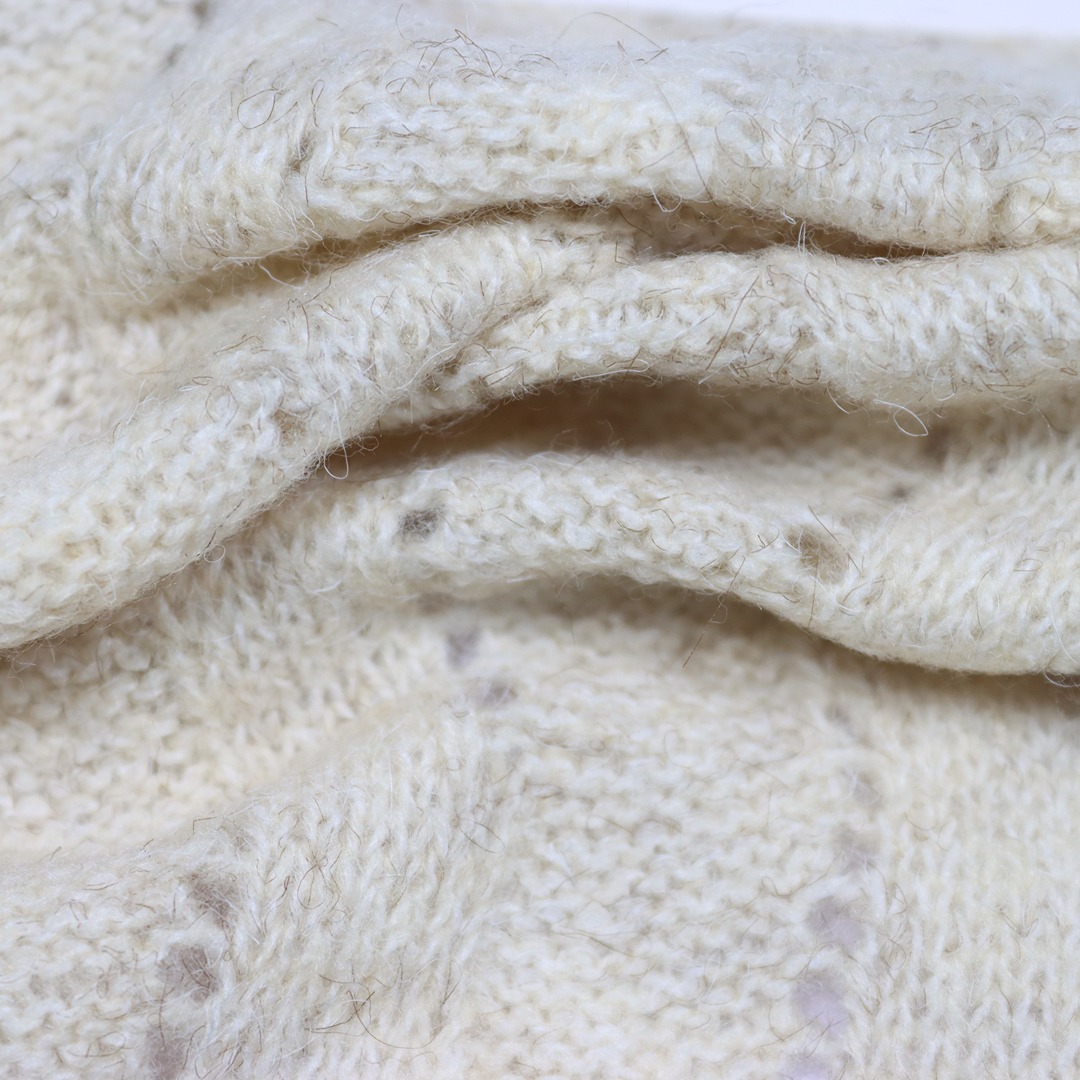 China Yarn for Knitted Jacket (Sweater),Hoodie  (Sweater),Half-Zipper Cardigan (Sweater) Mossy Yarn Fancy Yarn Recycled Polyester Polyester Acrylic Spandex Cream Mélange color buy from China wholesaler bulk order at wholesale price free worldwide shipping Alibaba