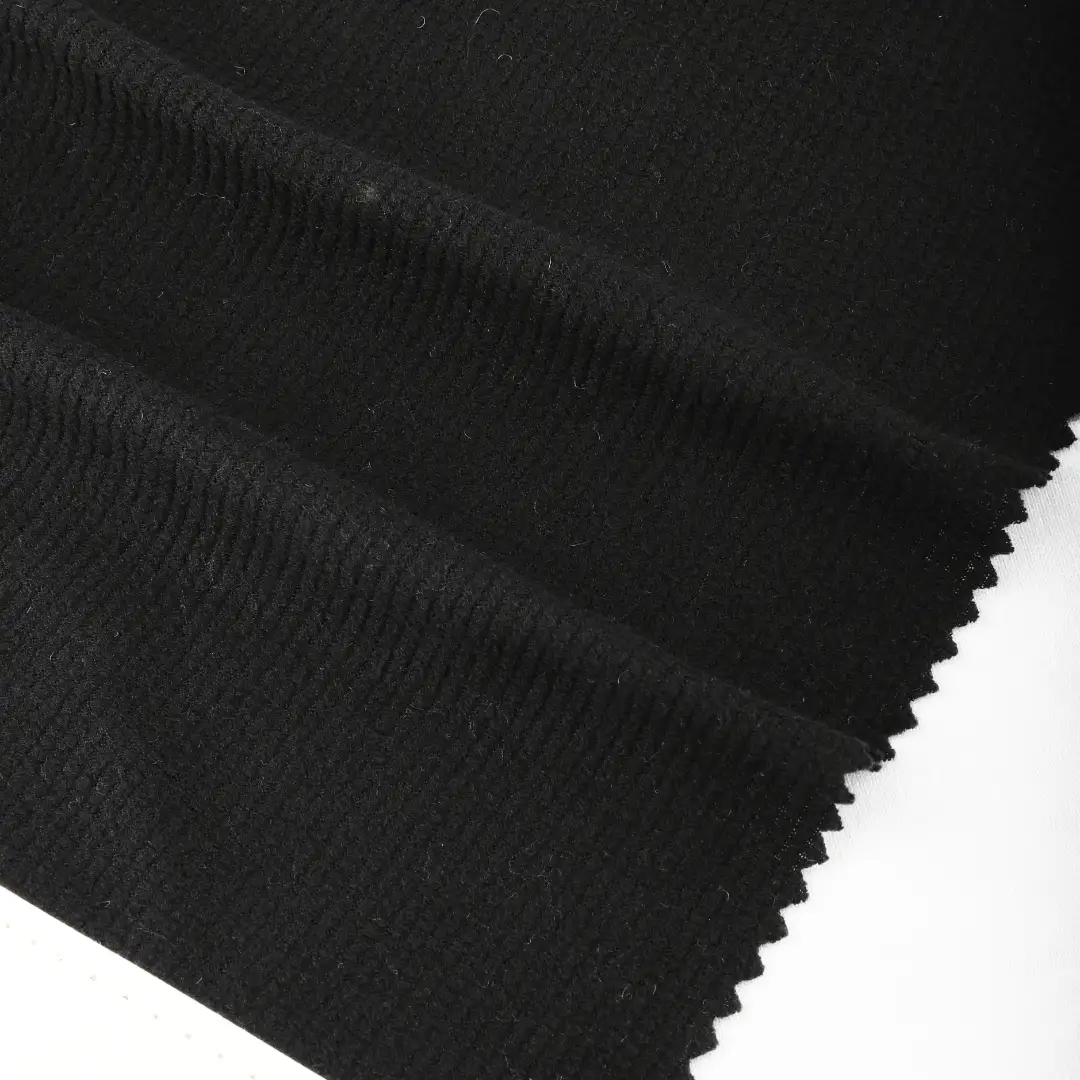 China Fabric for Loungewear,Pajamas,Hoodie Waffle Knit Fabric Polyester Black color buy from China wholesaler bulk order at wholesale price free worldwide shipping Alibaba