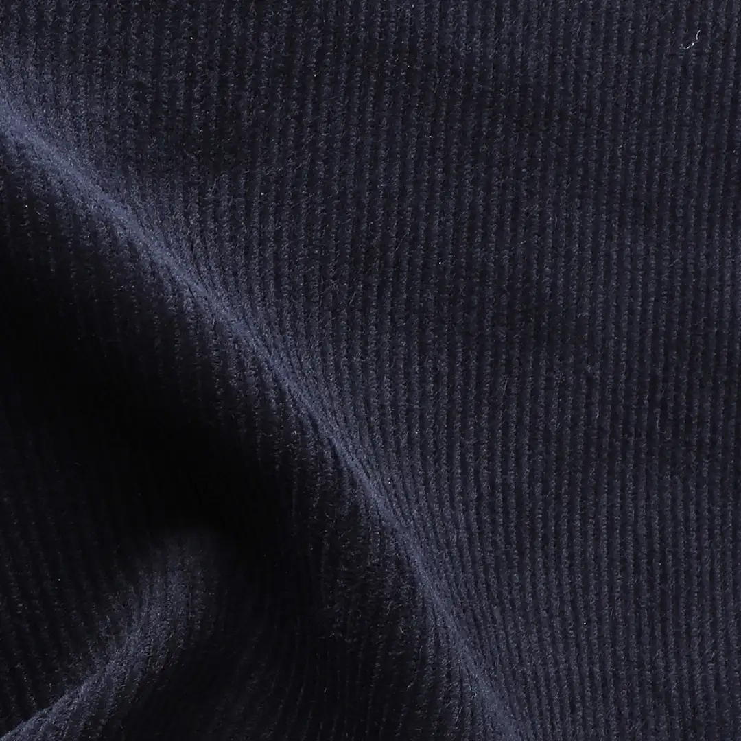 China Fabric for Blouse,Skirt,Crop Top Cotton Corduroy Natural Woven Fabric Cotton Navy color buy from China wholesaler bulk order at wholesale price free worldwide shipping Alibaba