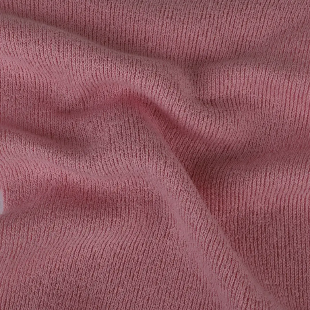 China Fabric for Loungewear,Sweatshirt,Hoodie Hacci Knit Fabric Polyester Spandex Pink color buy from China wholesaler bulk order at wholesale price free worldwide shipping Alibaba