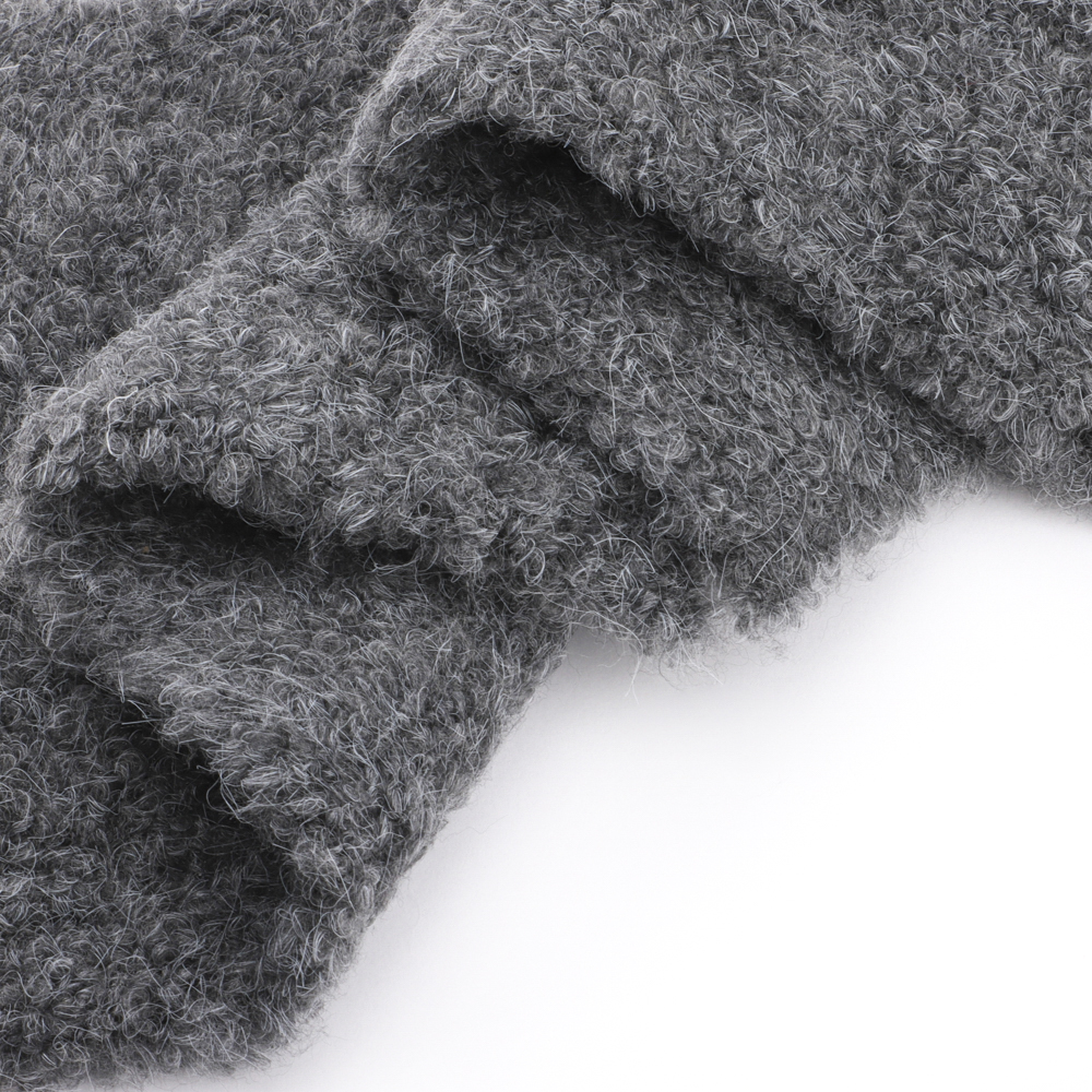 China Yarn for Ladies Vest (Sweater),Crop Top Pullover (Sweater),Dresses (Cardigan Button) (Sweater) Boucle Yarn Fancy Yarn Recycled Polyester Acrylic Polyester Wool Spandex Dark Grey color buy from China wholesaler bulk order at wholesale price free worldwide shipping Alibaba