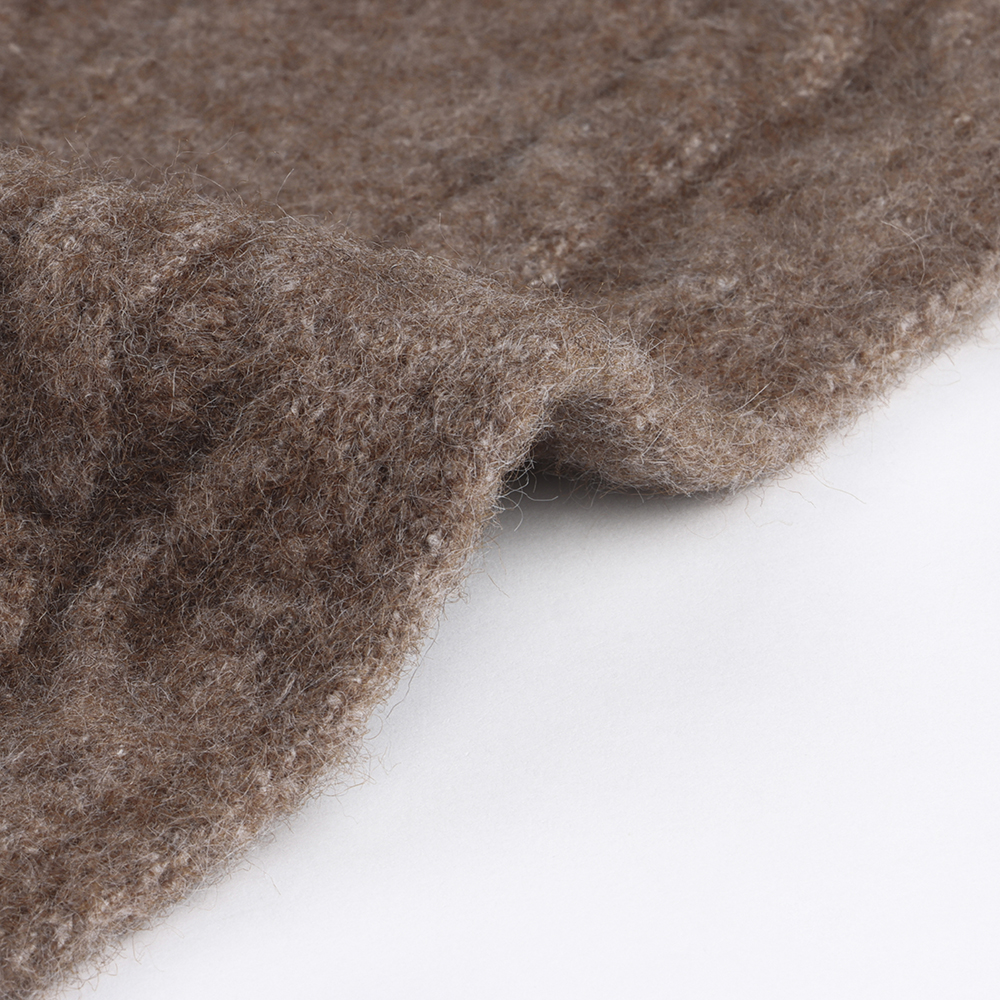 China Yarn for Dresses (Cardigan Button) (Sweater),Ladies Vest (Sweater)  Mossy Yarn Fancy Yarn Recycled Polyester Acrylic Nylon Spandex Brown color buy from China wholesaler bulk order at wholesale price free worldwide shipping Alibaba