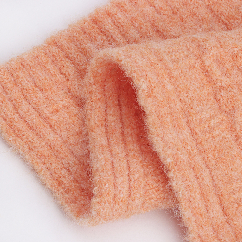 China Yarn for Dresses (Cardigan Open) (Sweater),Crop Top Pullover (Sweater) Mossy Yarn Fancy Yarn Polyester Wool Spandex Orange color buy from China wholesaler bulk order at wholesale price free worldwide shipping Alibaba
