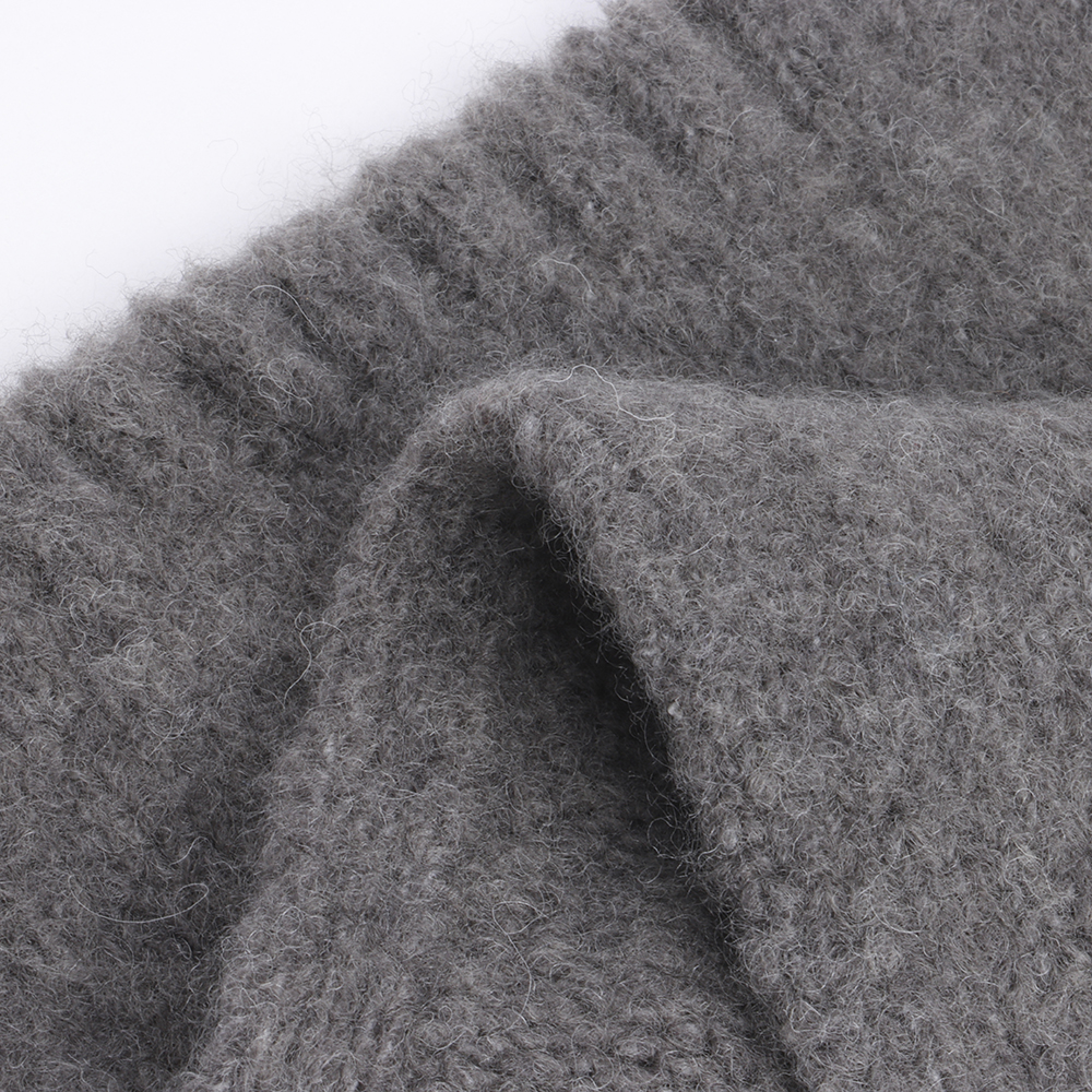 China Yarn for Crop Top Pullover (Sweater),Dresses (Cardigan Open) (Sweater) Mossy Yarn Fancy Yarn Polyester Acrylic Wool Spandex Dark Grey color buy from China wholesaler bulk order at wholesale price free worldwide shipping Alibaba