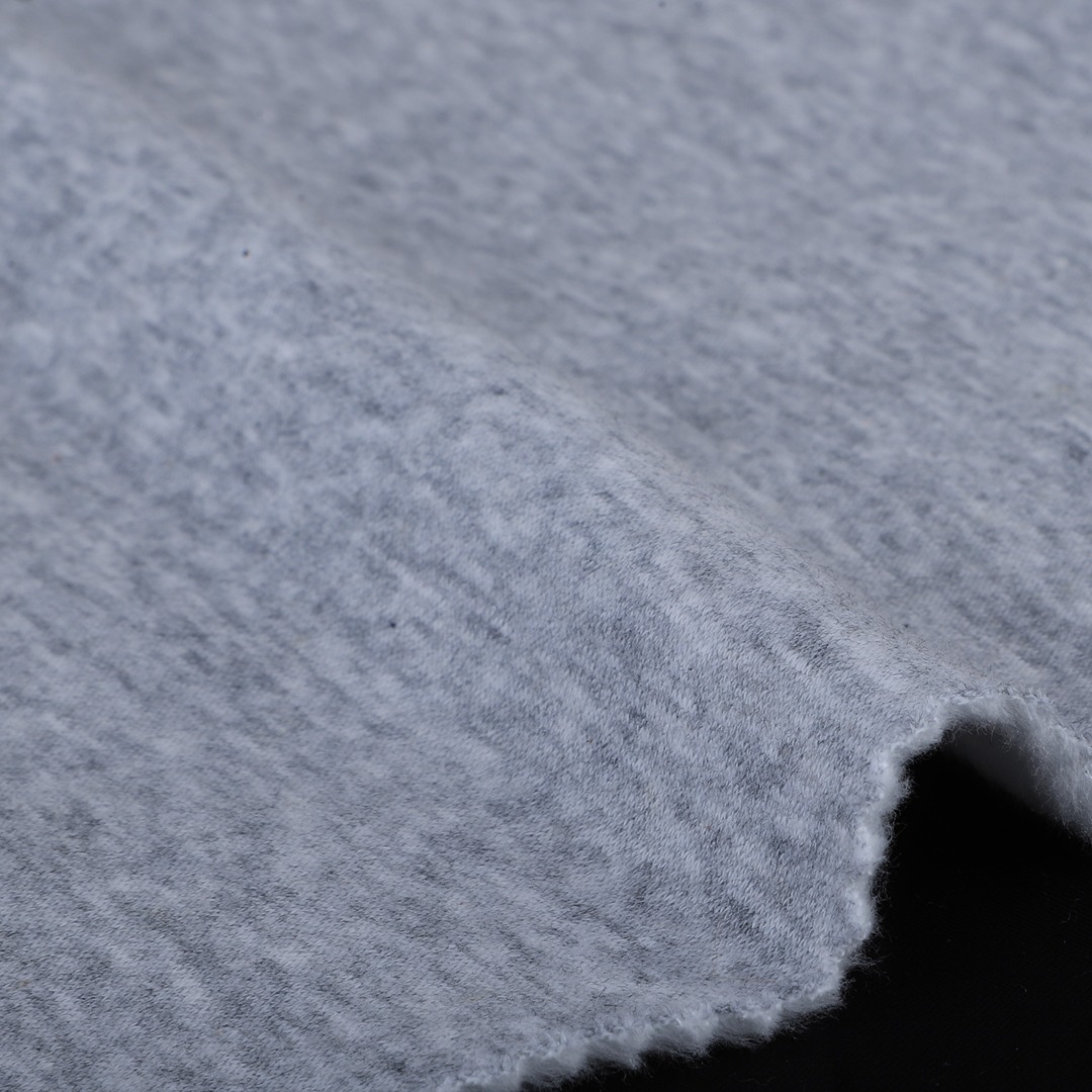 China Fabric for Hoodie,Sweatshirt,Jacket Fleece Knit Fabric Polyester Cotton Spandex Lighr Grey color buy from China wholesaler bulk order at wholesale price free worldwide shipping Alibaba