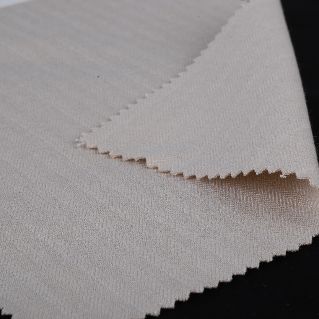 China Fabric for Blazer,Suit,Skirt Polyester Jacquard Synthetic Woven Fabric Polyester Rayon Spandex Cream color buy from China wholesaler bulk order at wholesale price free worldwide shipping Alibaba
