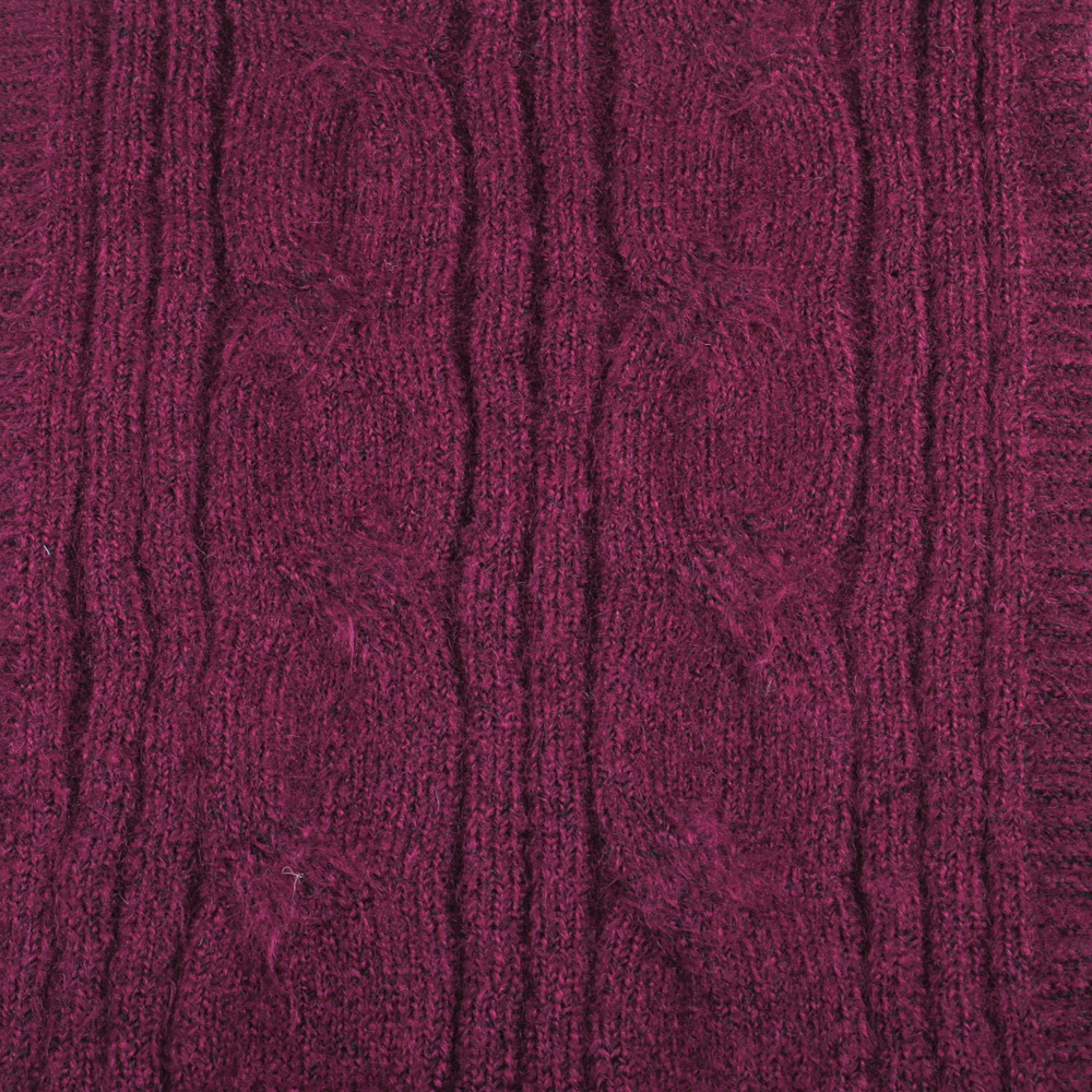 China Yarn for Open Cardigan (Sweater),Hoodie  (Sweater),Round Neck Pullover (Sweater) Mossy Yarn Fancy Yarn Acrylic Polyester Spandex Burgundy color buy from China wholesaler bulk order at wholesale price free worldwide shipping Alibaba