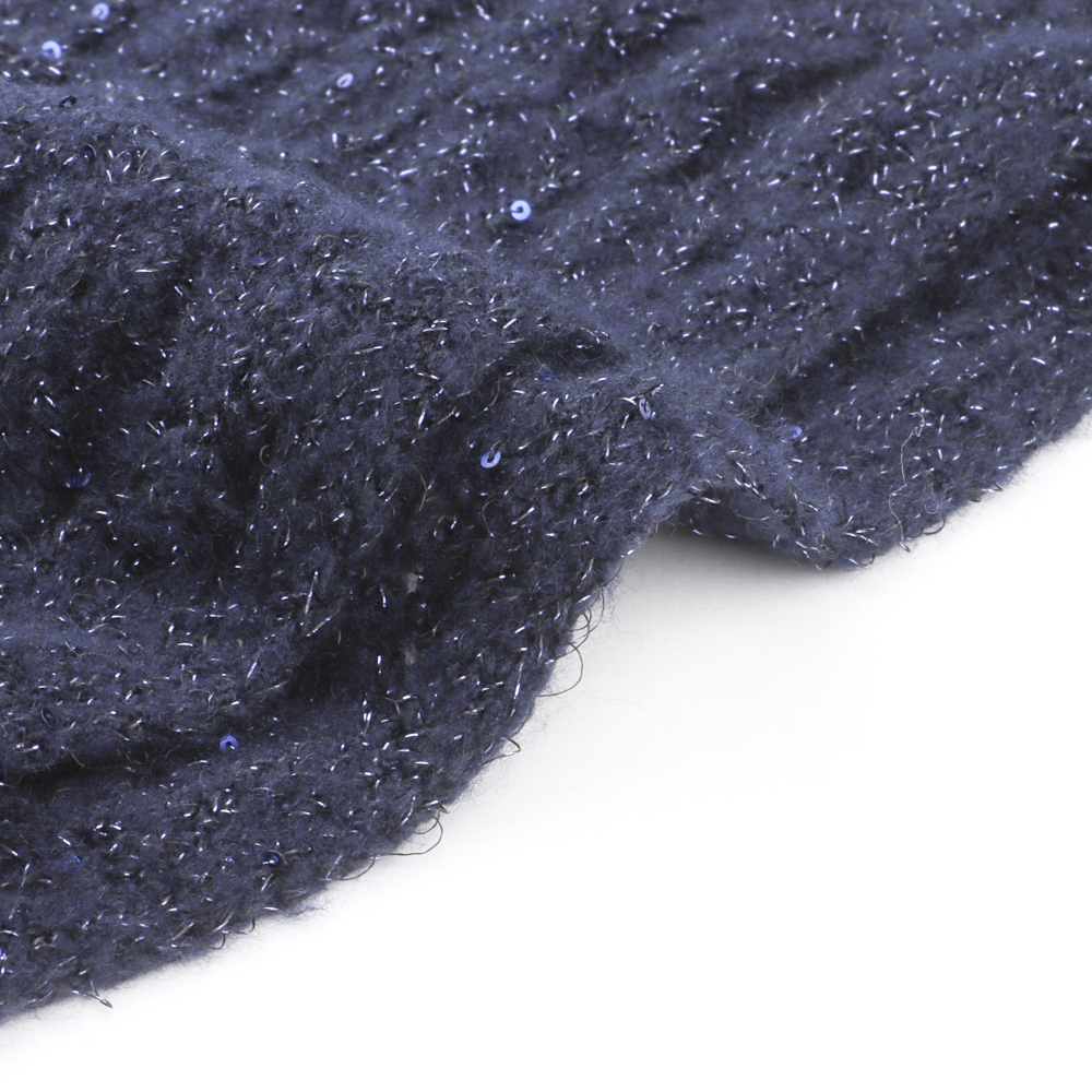 China Yarn for Open Cardigan (Sweater),Hoodie  (Sweater),Round Neck Pullover (Sweater) Mossy Yarn Fancy Yarn Acrylic Polyester Lurex Spandex NAVY color buy from China wholesaler bulk order at wholesale price free worldwide shipping Alibaba