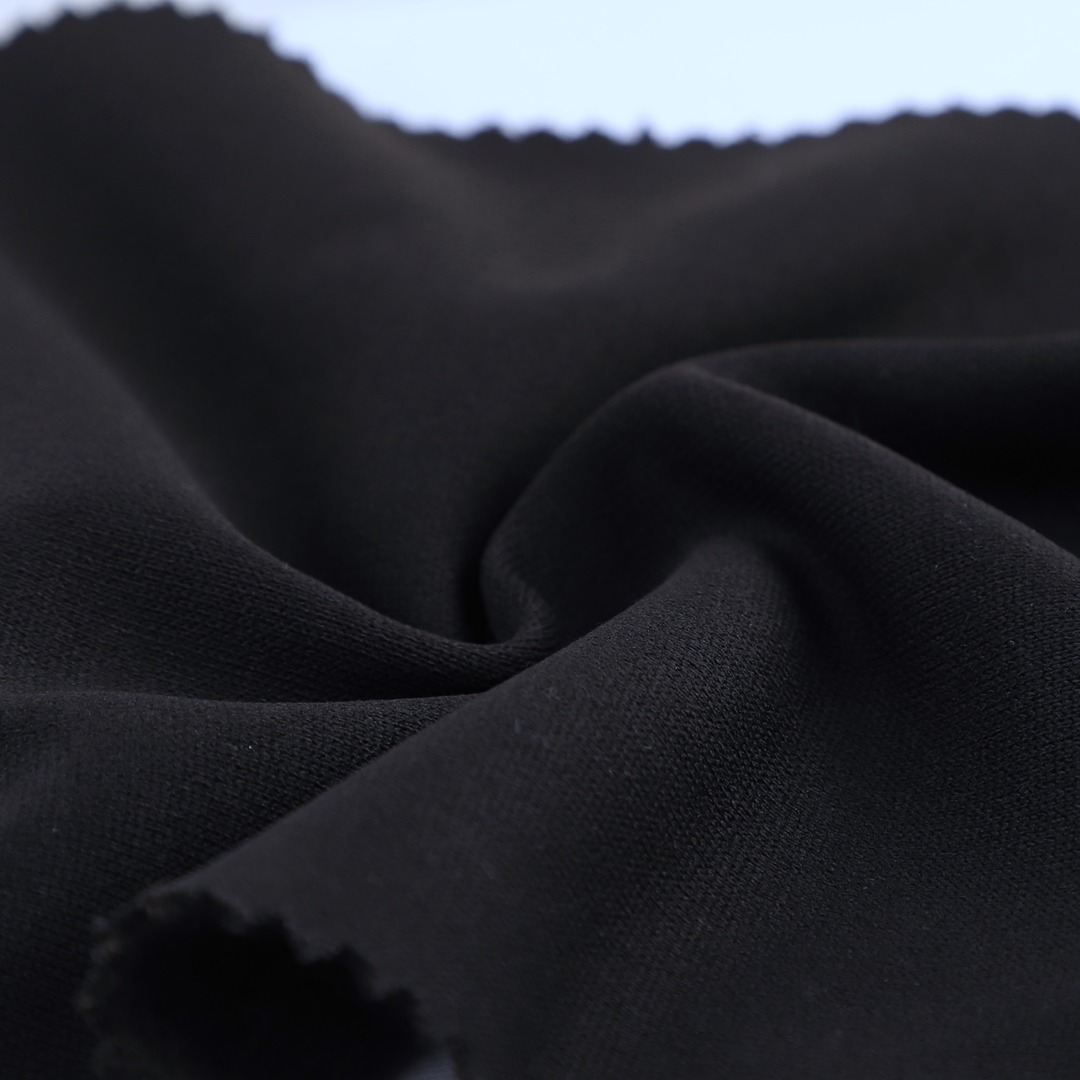 China Fabric for Hoodie,Sweatshirt,Jacket Fleece Knit Fabric Polyester Black color buy from China wholesaler bulk order at wholesale price free worldwide shipping Alibaba