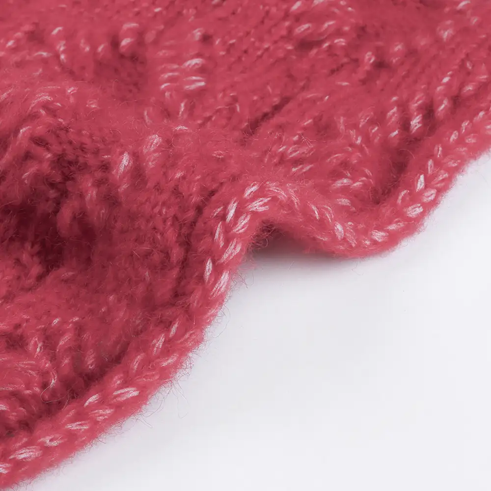 China Yarn for Dresses (Cardigan Open) (Sweater),Crop Top Pullover (Sweater) Air Spun Yarn Fancy Yarn Recycled Polyester Polyester Acrylic Red color buy from China wholesaler bulk order at wholesale price free worldwide shipping Alibaba