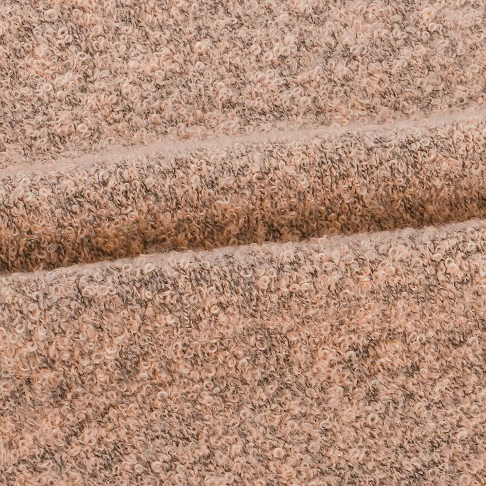 China Yarn for Dresses (Cardigan Open) (Sweater),Crop Top Pullover (Sweater) Boucle Yarn Fancy Yarn Acrylic Polyester Orange Melange color buy from China wholesaler bulk order at wholesale price free worldwide shipping Alibaba