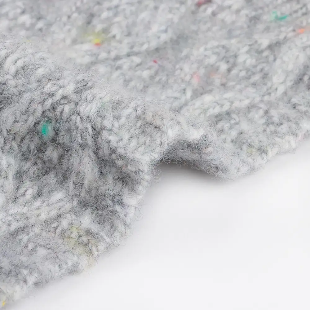 China Yarn for Half-Zipper Cardigan (Sweater),Knitted Jacket (Sweater),Knitted Trousers (Sweater) Air Spun Yarn Fancy Yarn Recycled Polyester Recycled Acrylic RWS Wool Recycled Nylon Gray color buy from China wholesaler bulk order at wholesale price free worldwide shipping Alibaba