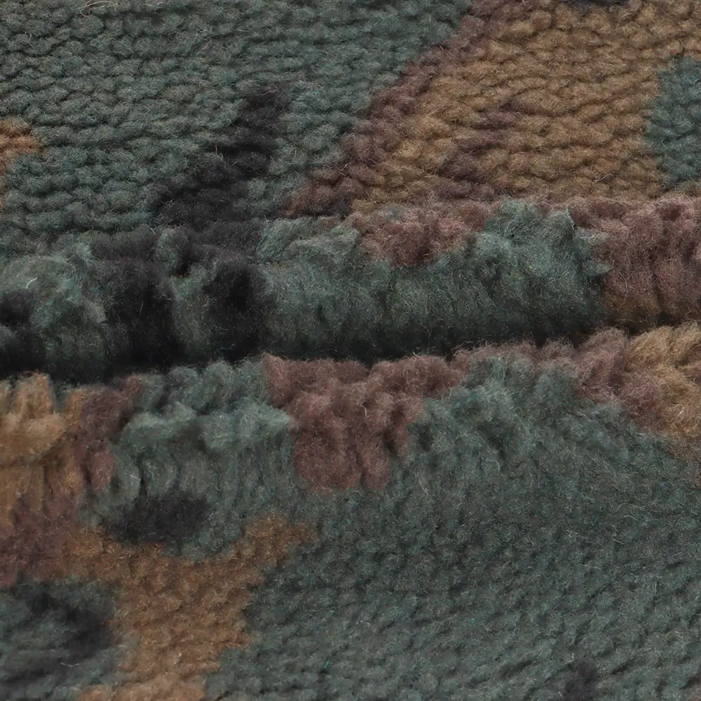 China Fabric for Overcoat,Bomber Jacket,Trench Coat Sherpa Knit Fabric Polyester Camouflage color buy from China wholesaler bulk order at wholesale price free worldwide shipping Alibaba