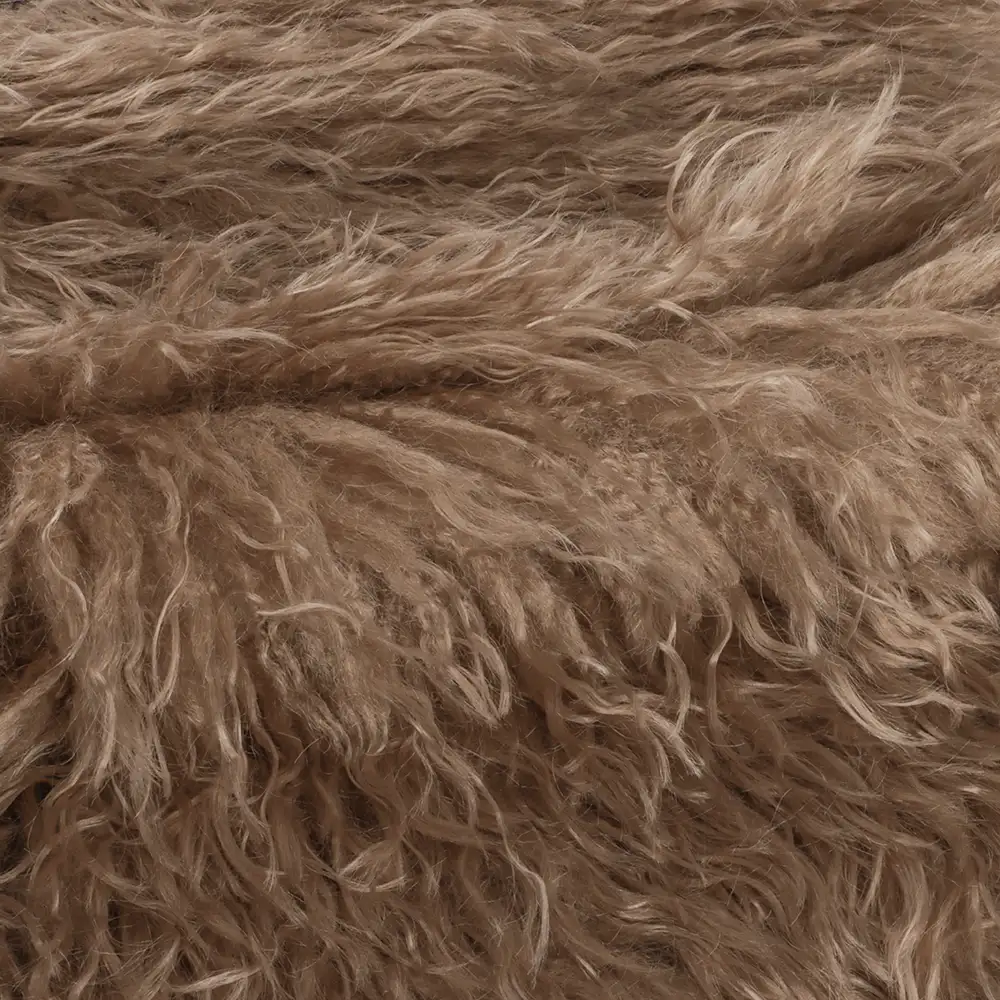 China Fabric for Overcoat,Bomber Jacket,Trench Coat Sherpa Knit Fabric Polyester Brown color buy from China wholesaler bulk order at wholesale price free worldwide shipping Alibaba