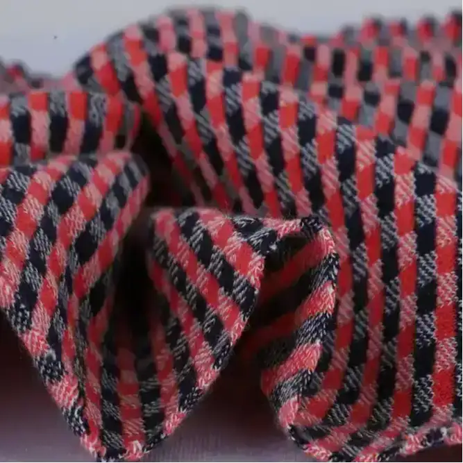 knit fabric, weft jacquard fabric, cotton fabric, polyester fabric, 250gsm fabric, bangladesh fabric supplier, fabric for coat, fabric for suit, black & red fabric.